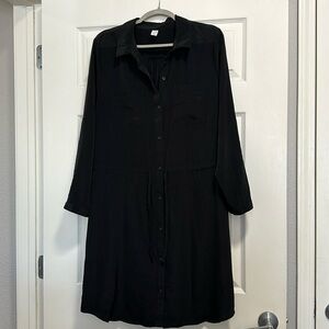 Old navy midi long sleeve but can be made into 3/4 sleeve dress size xl